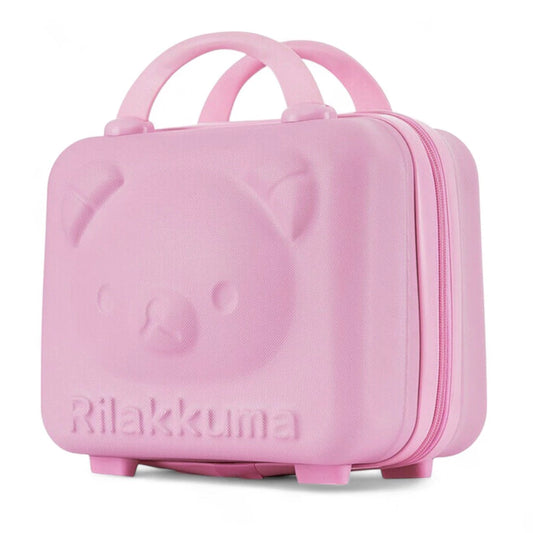 Geanta de calatorie pentru copii, Design 3D Ursulet, Inchidere cu Cifru, Maner Confortabil din Silicon, Material PC Rezistent, 30x31