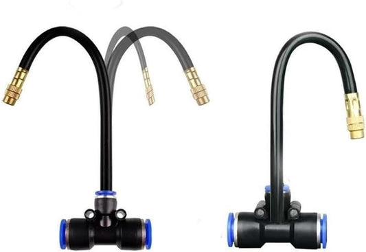 Sistem de irigare 10 m Rotatie duze 360 de grade, Presiune 4 Bari, Culoare Negru, Manolex®