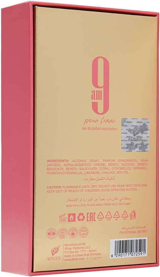 Parfum dama floral-oriental Afnan 9 AM, 100ml