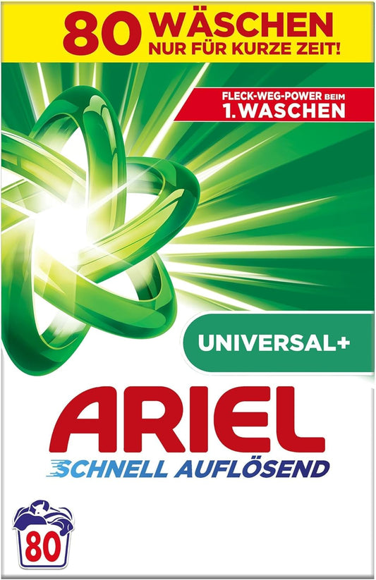 Ariel Detergent pudra Color 4.8Kg 80 de spalari, Universal, Indeparteaza Petele chiar si cu apa rece, Nr.1 Recomandat, Rezultate Optime