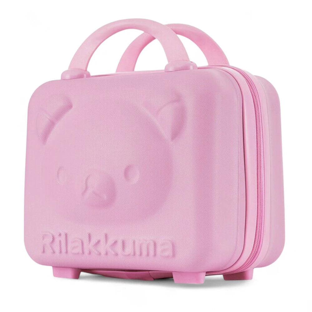 Geanta de calatorie pentru copii, Design 3D Ursulet, Inchidere cu Cifru, Maner Confortabil din Silicon, Material PC Rezistent, 30x31