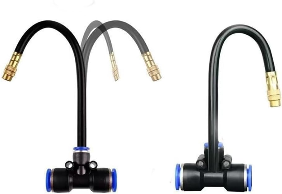 Sistem de irigare 10 m Rotatie duze 360 de grade, Presiune 4 Bari, Culoare Negru, Manolex®