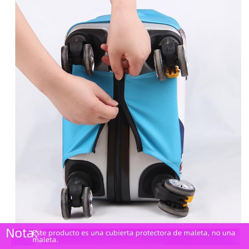 Husa elastica de Protectie pentru Bagaj/valiza din Poliester+Spandex Smiley Face