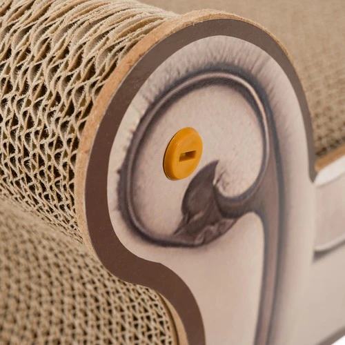 Pat pentru Pisici Tip Sisal, Canapea Confortabila și Durabila 60x32x29 cm Maro